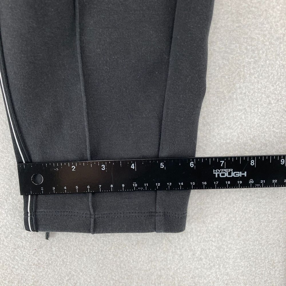 Athleta Commuter Pants Women's Small Pull On Black Stretch Striped Ankle Zip - Picture 11 of 14